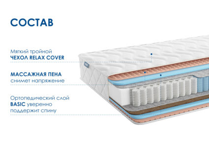 Матрас Димакс Relmas Various 3Zone 31
